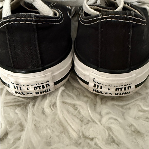 Converse Classic Black and White Chuck Taylor Kids ‘ Sneakers 2 - Picture 5 of 6